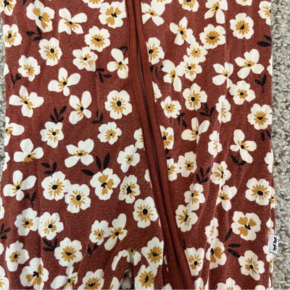 Little Sleepies Mocha Blossom Zippy Size 3-6mo - Picture 10 of 11